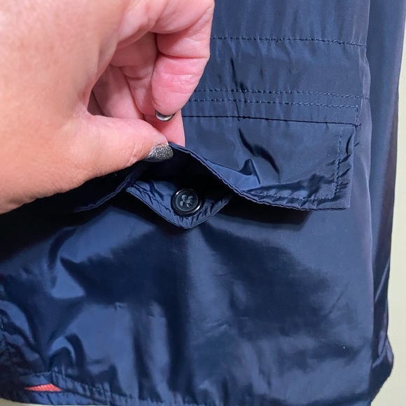 Banana Republic Navy Windbreaker Jacket, Size XL - Picture 4 of 9